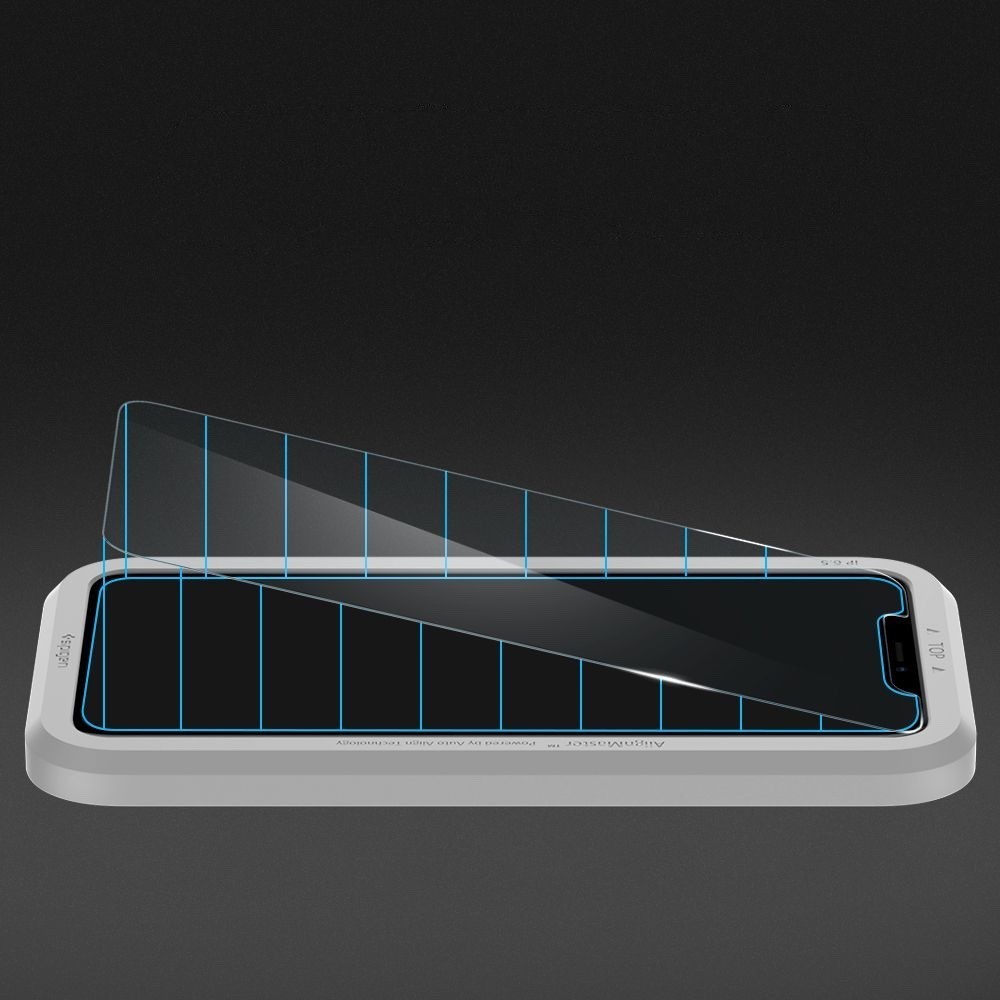 Spigen GLAS.tR Slim AlignMaster Apple iPhone 11 Case Friendly 2 Pack