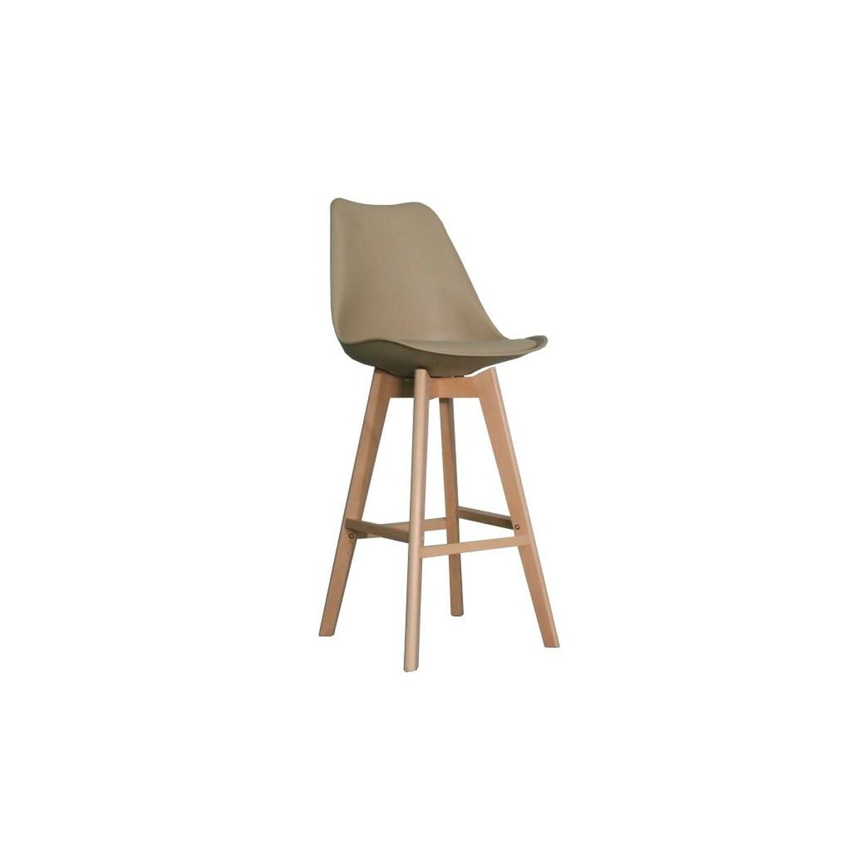 Hocker DKD Home Decor 48,5 x 55 x 109 cm Beige Polyurethan Buche