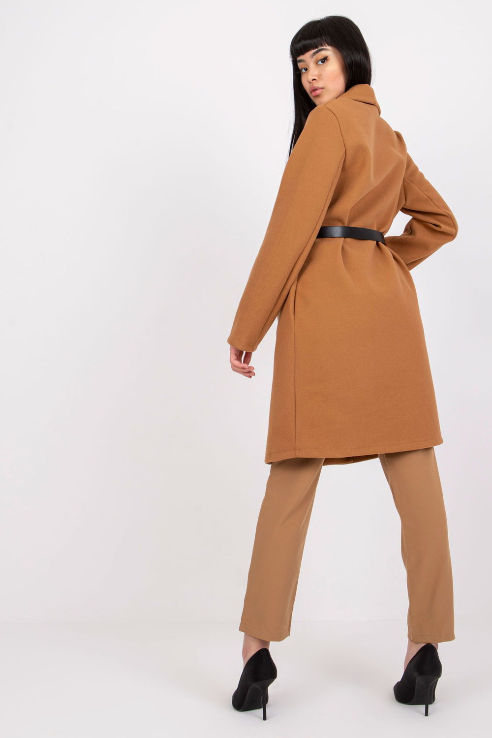  Coat model 162610 Italy Moda  brown