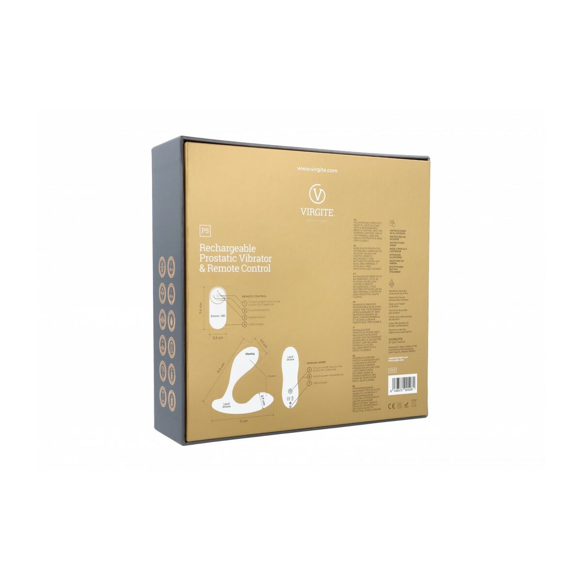 Prostate Massager Virgite P5 Black