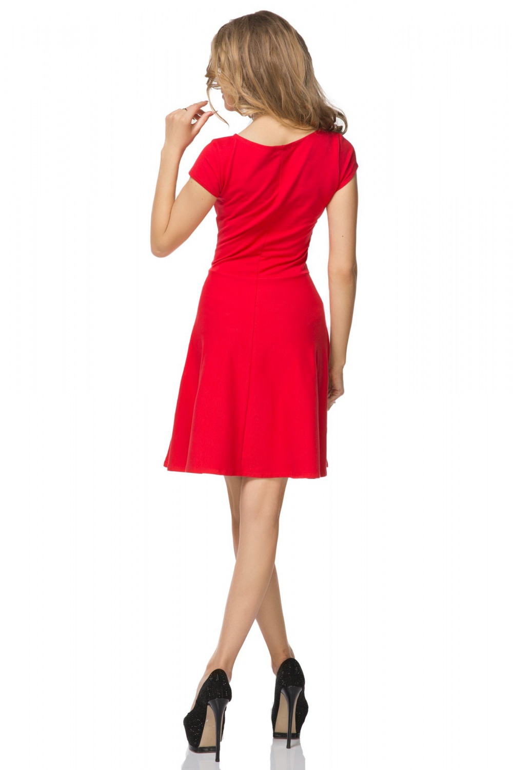 Abendkleid model 93567 Tessita rot Damen
