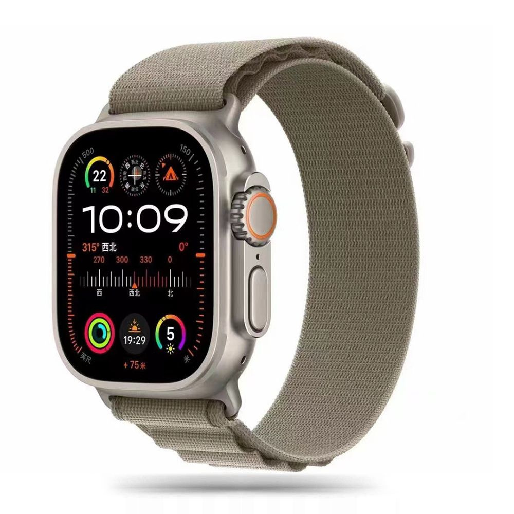 Tech-Protect Nylon Pro Apple Watch 4/5/6/7/8/9/SE/Ultra 1/2 42/44/45/49mm titanium/olive