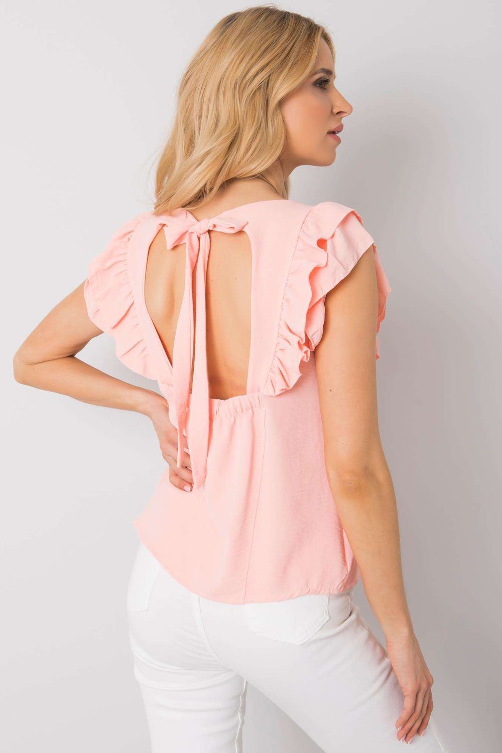  Blouse model 167256 Och Bella  pink