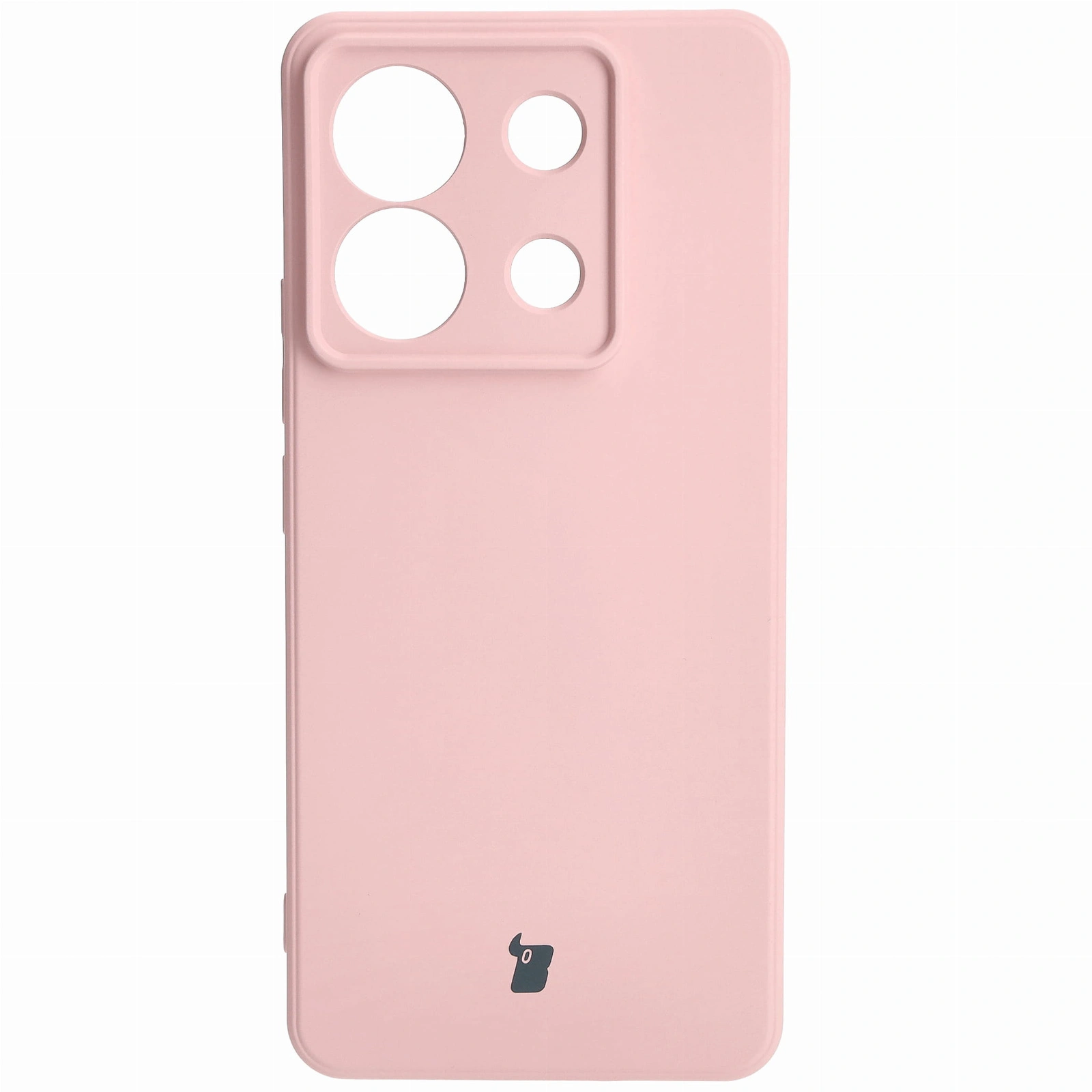 Bizon Case Silicone Sq Xiaomi Poco X6 / Xiaomi Redmi Note 13 Pro 5G light pink