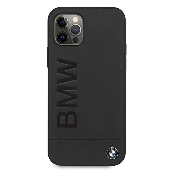 BMW BMHCP12MSLLBK Apple iPhone 12/12 Pro black hardcase Signature Logo Imprint