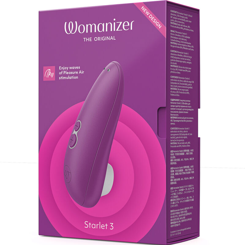WOMANIZER - STARLET 3 CLITORAL STIMULATOR VIOLET