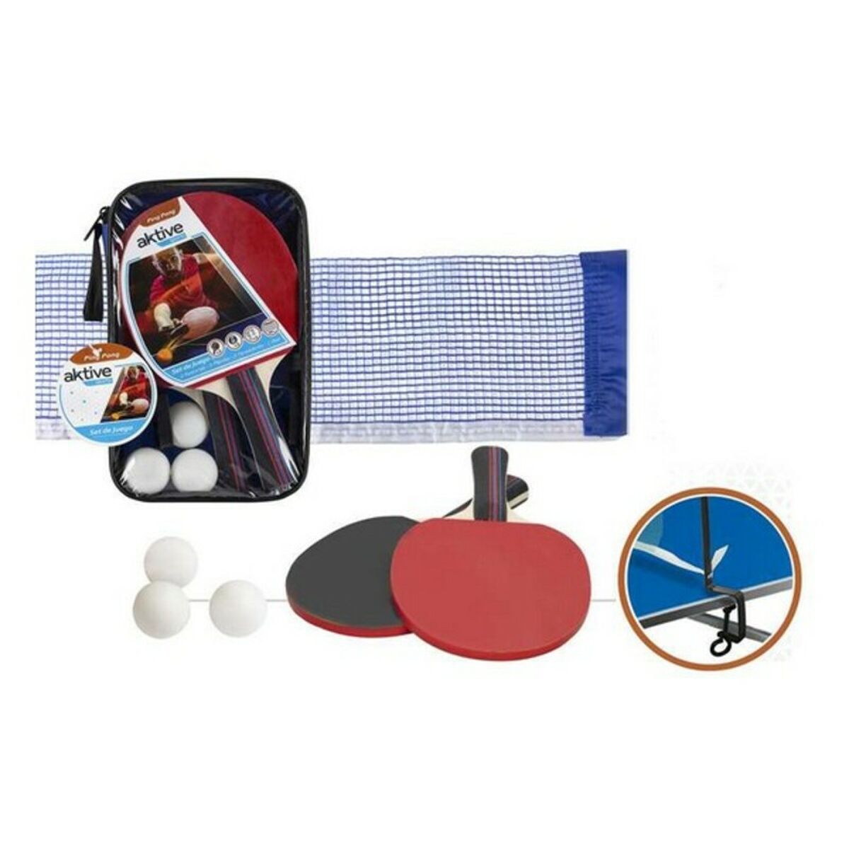 Ping Pong Set Aktive Sports Aktive (6 pcs)