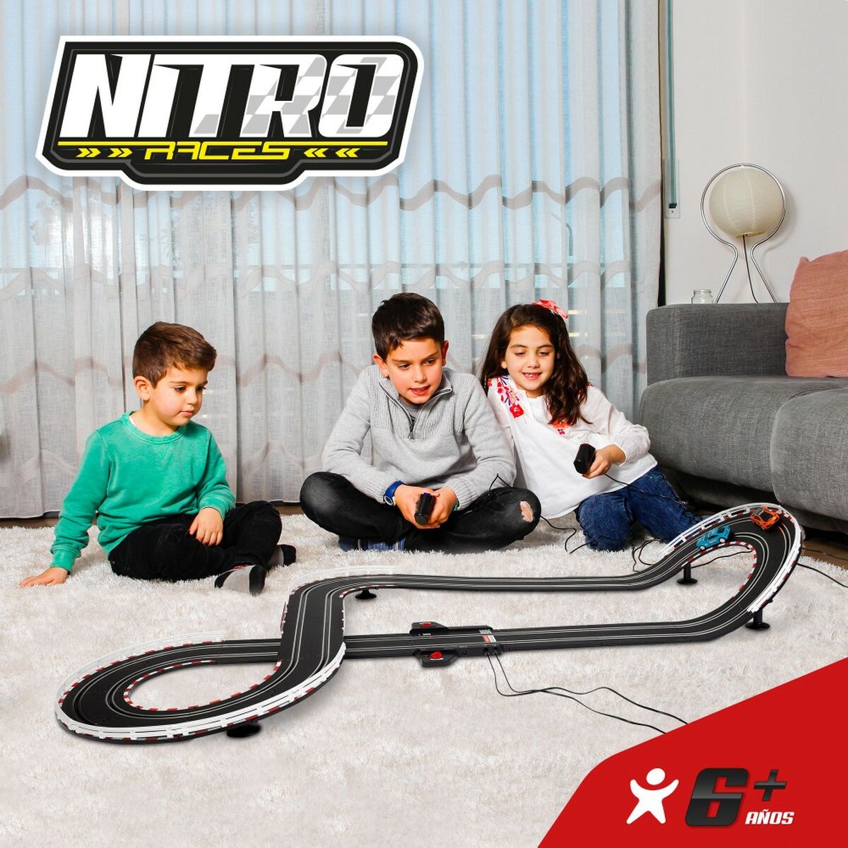 Racetrack Speed & Go 2 cars 165 x 24,5 x 95 cm 2 Units