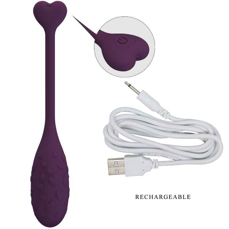 PRETTY LOVE - APP CONTROLLED FISHER VIBRATING EGG LILA PRETTY LOVE - APP CONTROLLED FISHER VIBRATING EGG LILA