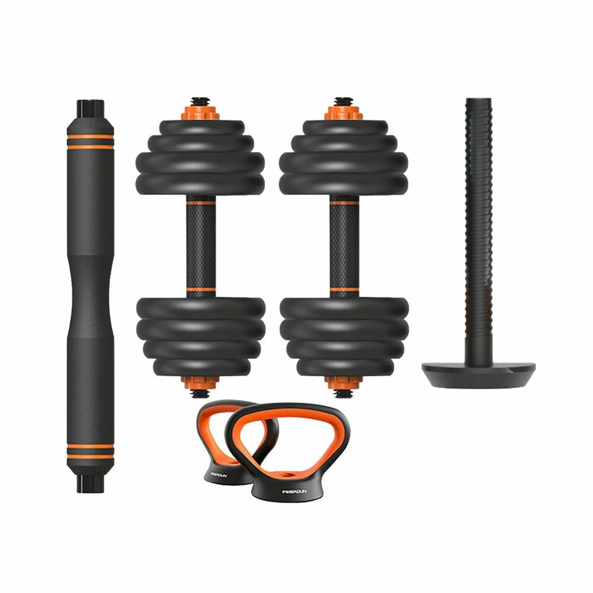 Zestaw rosyjskich obciążników i hantli Xiaomi ORMANC40 40 kg Wielokolorowy Zestaw rosyjskich obciążników i hantli Xiaomi ORMANC40 40 kg Wielokolorowy
