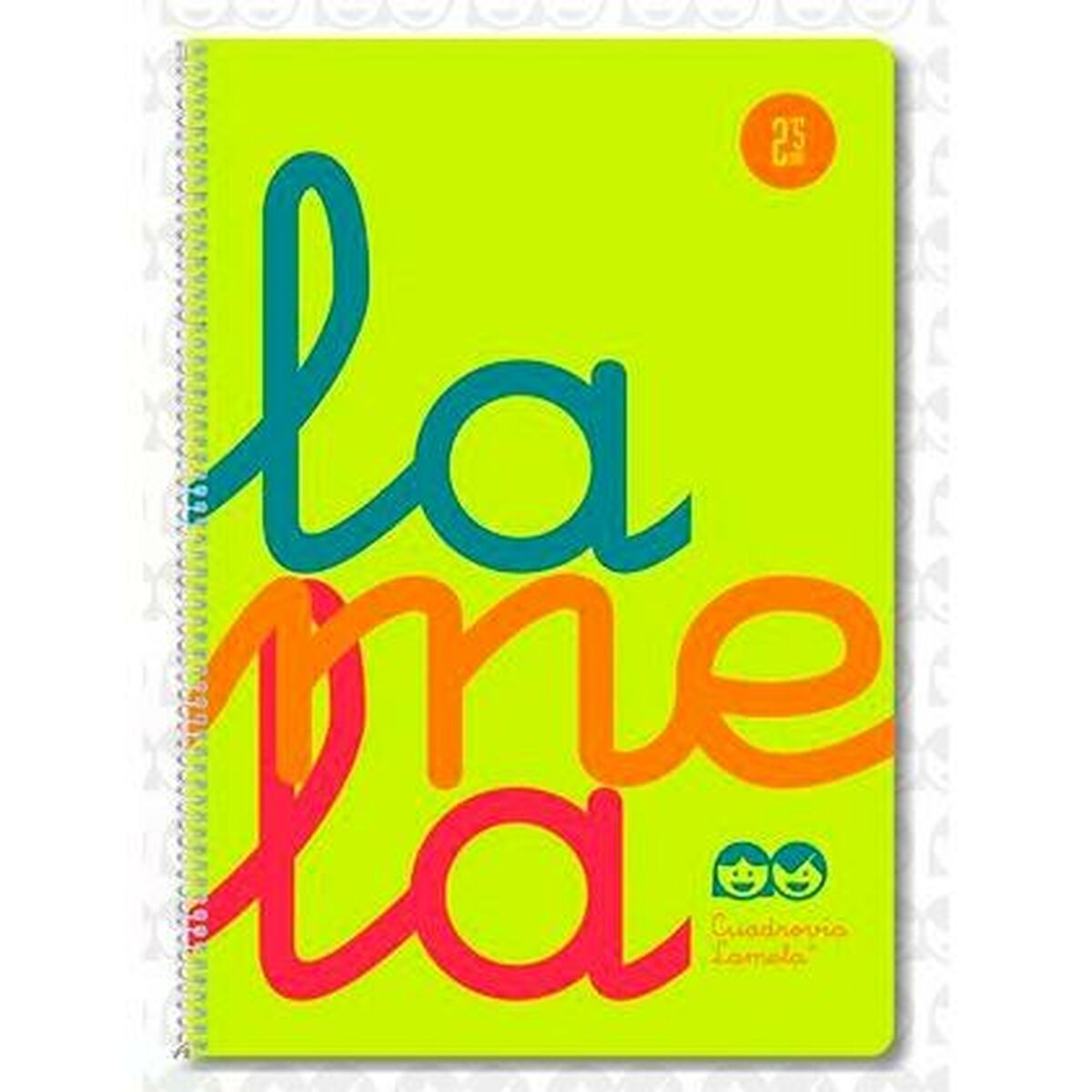 Notebook Lamela Fluor Yellow A4 5 Units