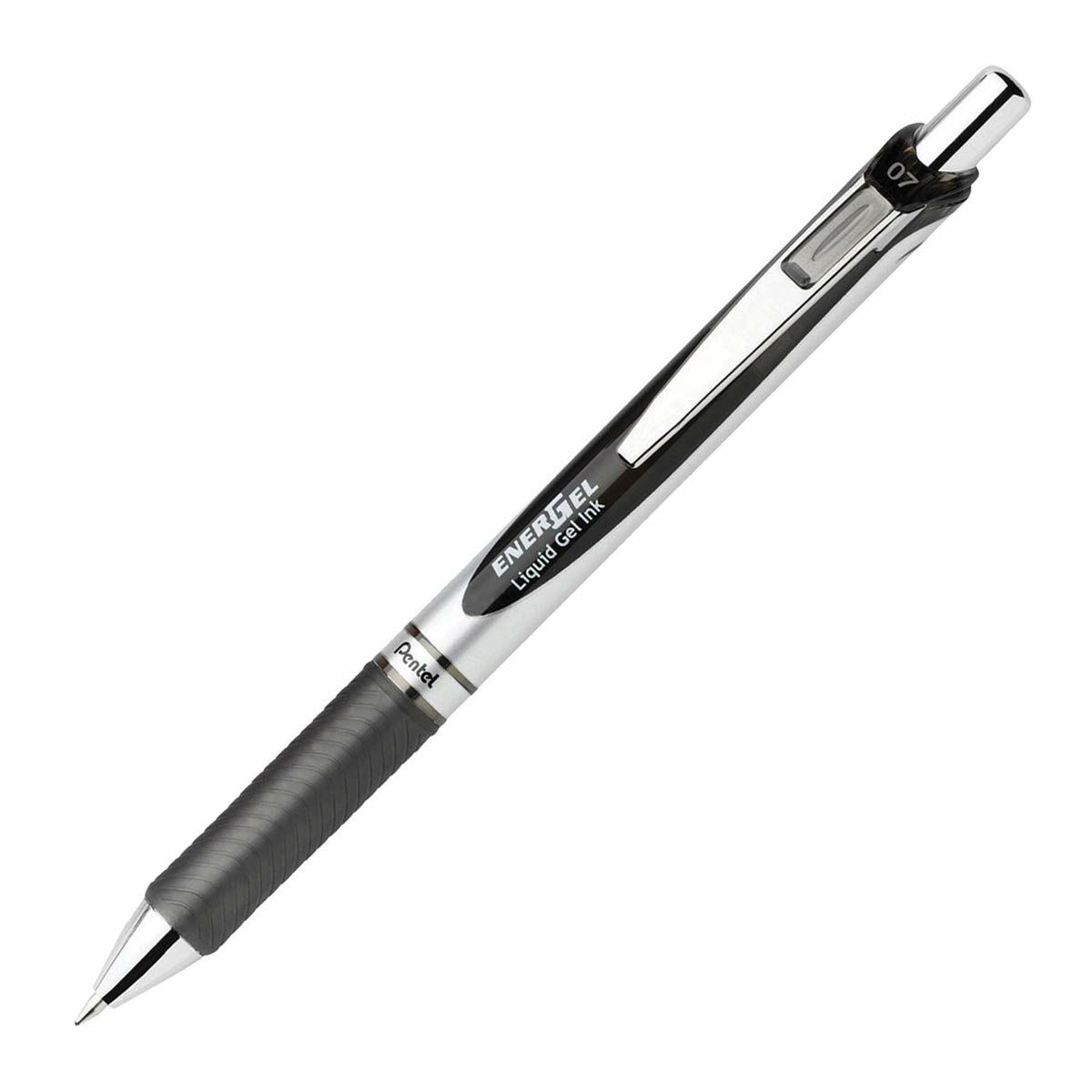 Gel pen Pentel Energel XM Klick Black 12 Units