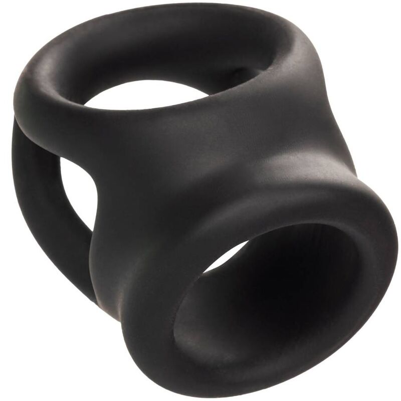 CALIFORNIA EXOTICS - ALPHA DUAL CAGE RING BLACK