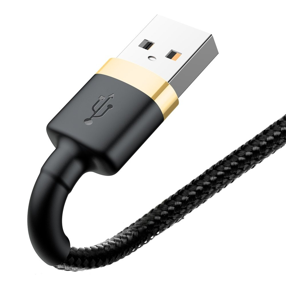 Baseus Cafule USB-A/Lightning Cable QC 3.0 2A 3M black-gold