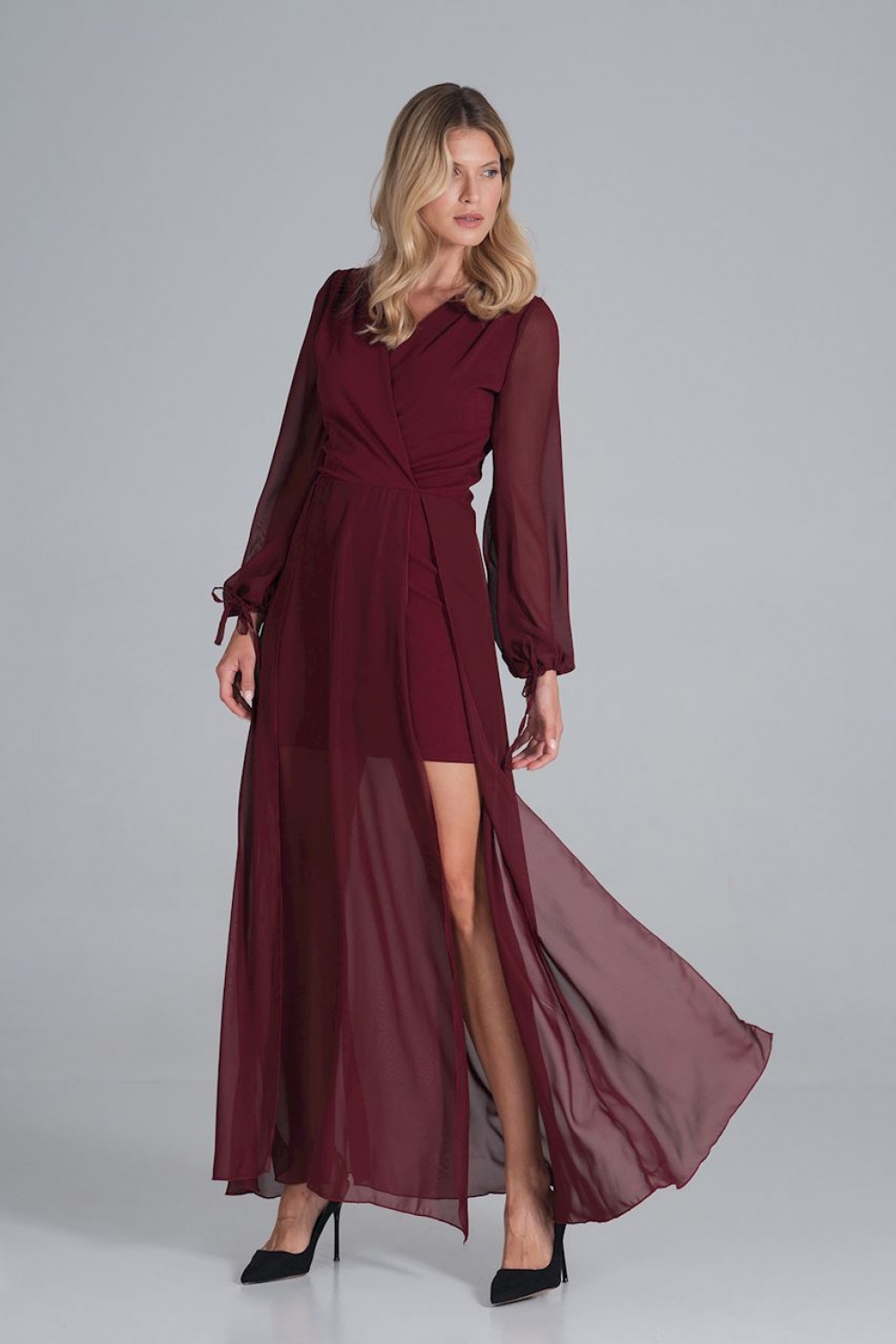  Evening dress model 160982 Figl  red