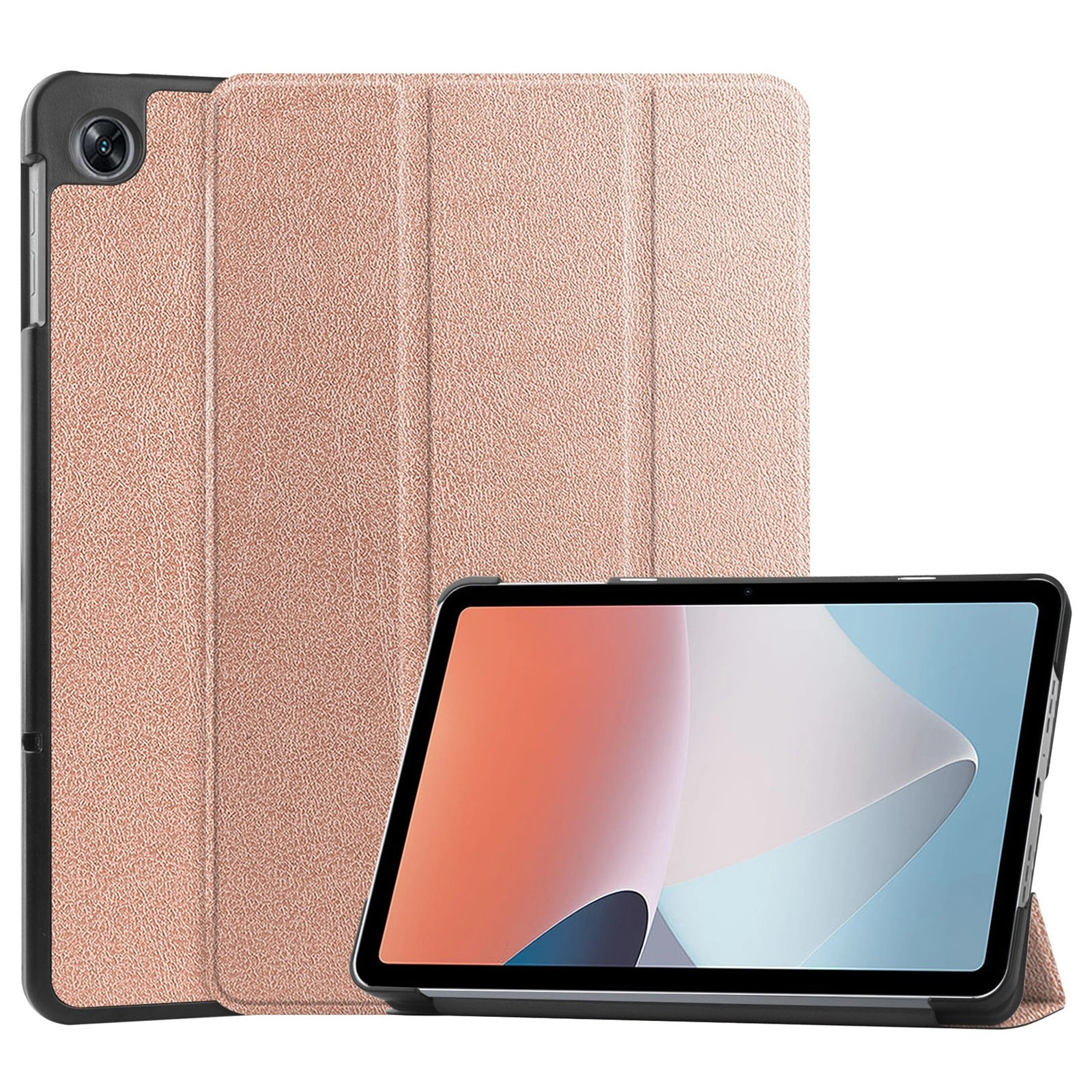 Bizon Case Tab Croc OPPO Pad Air rose gold