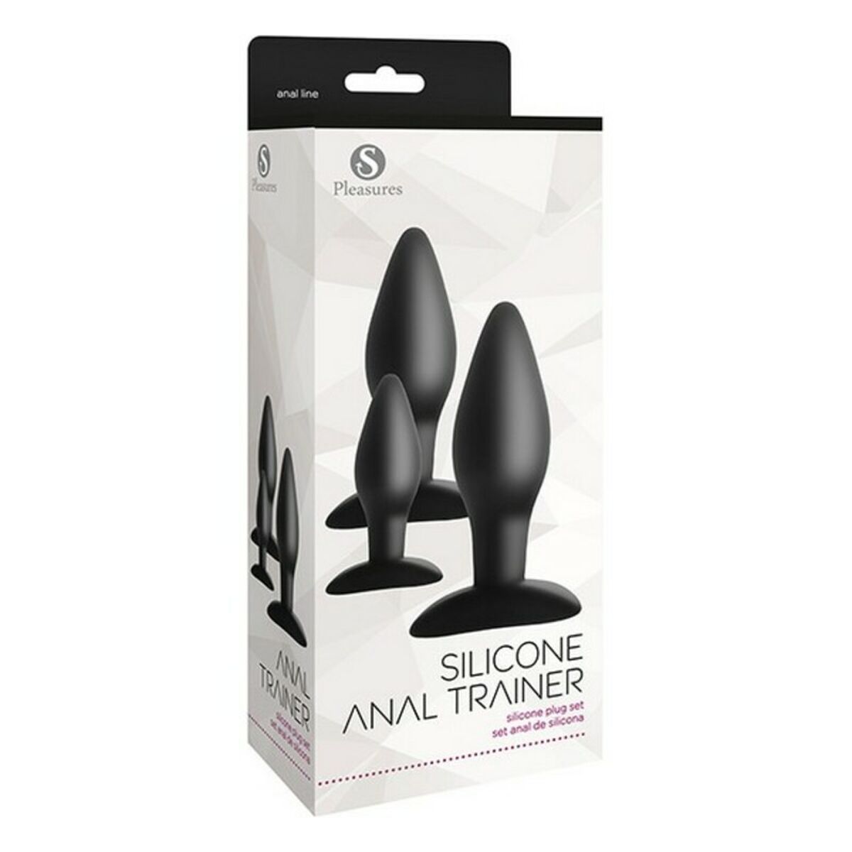 Anal plug S Pleasures Trainer Black