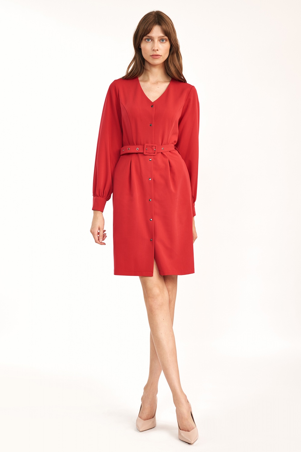 Alltagskleid model 158327 Nife rot Damen