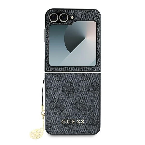 Case Guess GUHCZF6GF4GGR Samsung Galaxy Z Flip6 4G Charm black/black