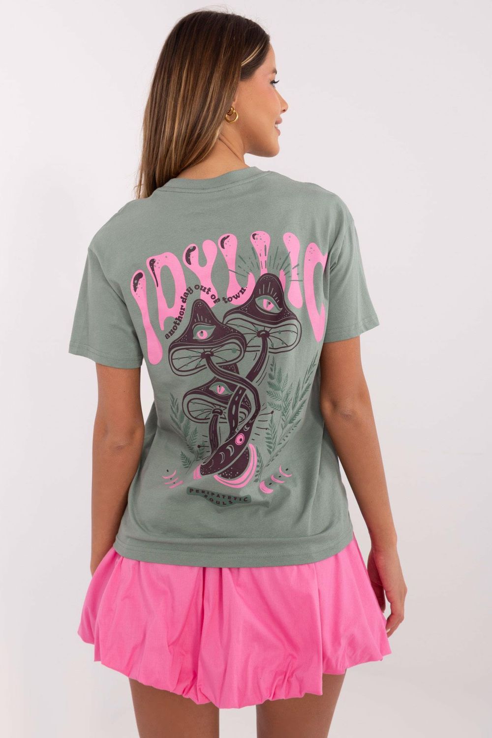  T-shirt model Sublevel  green