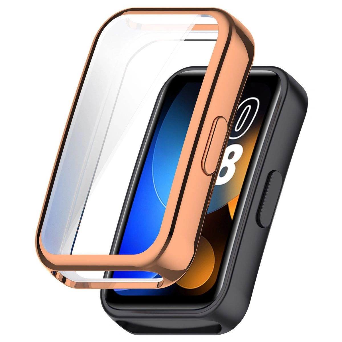 Bizon Case Watch Felipe Huawei Band 9 / Band 8 rose gold