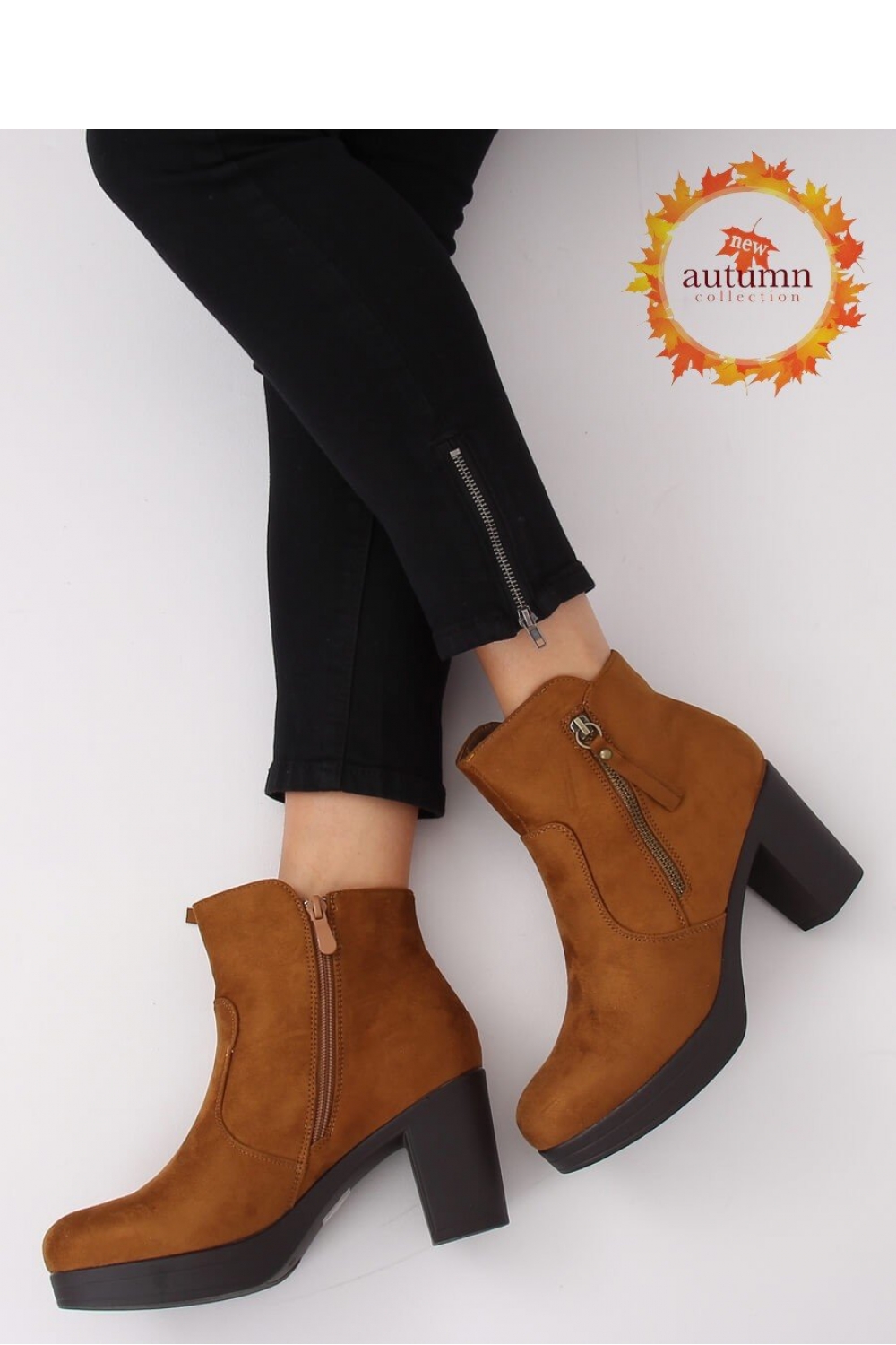 Heel boots model 135574 Inello brown Ladies