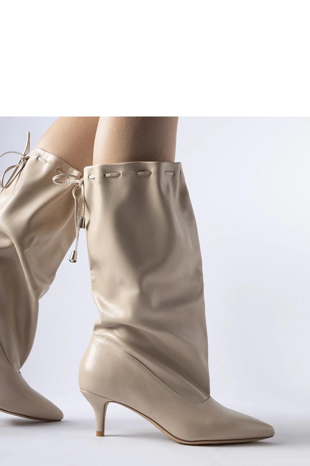  stiletto heeled boots model 204479 Solea  beige