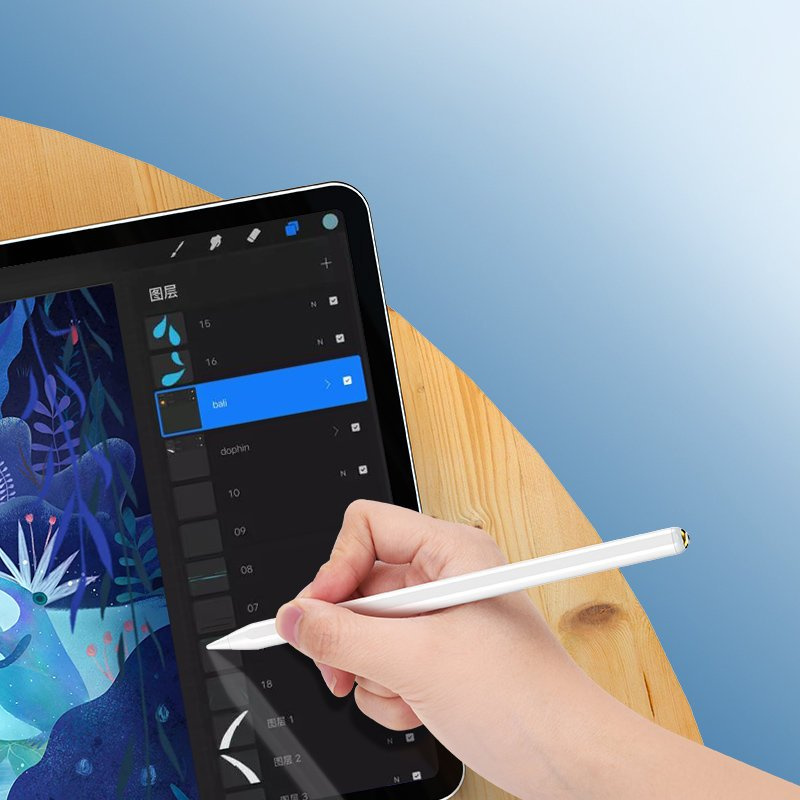 Choetech HG04 Active Stylus Pen to Apple iPad white