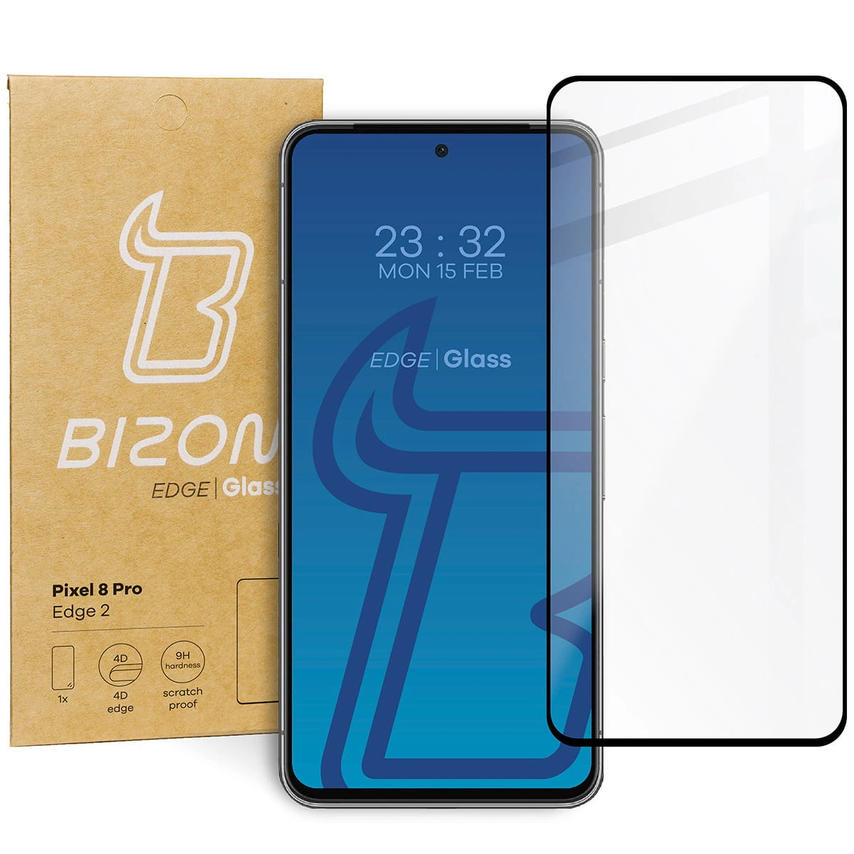 Bizon Glass Edge 2 Pixel 8 Pro black