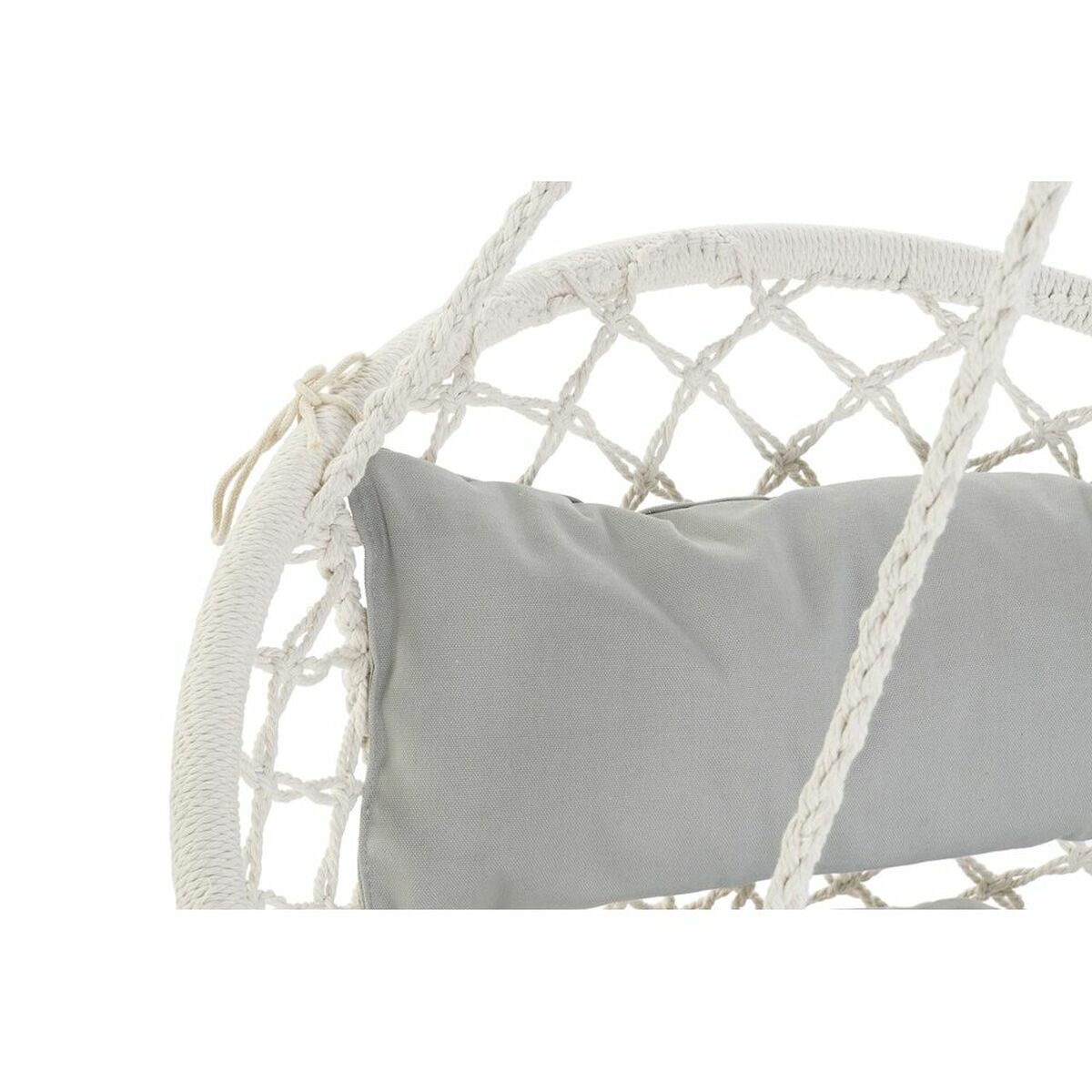 Hammock DKD Home Decor Beige Polyester Cotton Bamboo (82 x 62 x 123 cm)