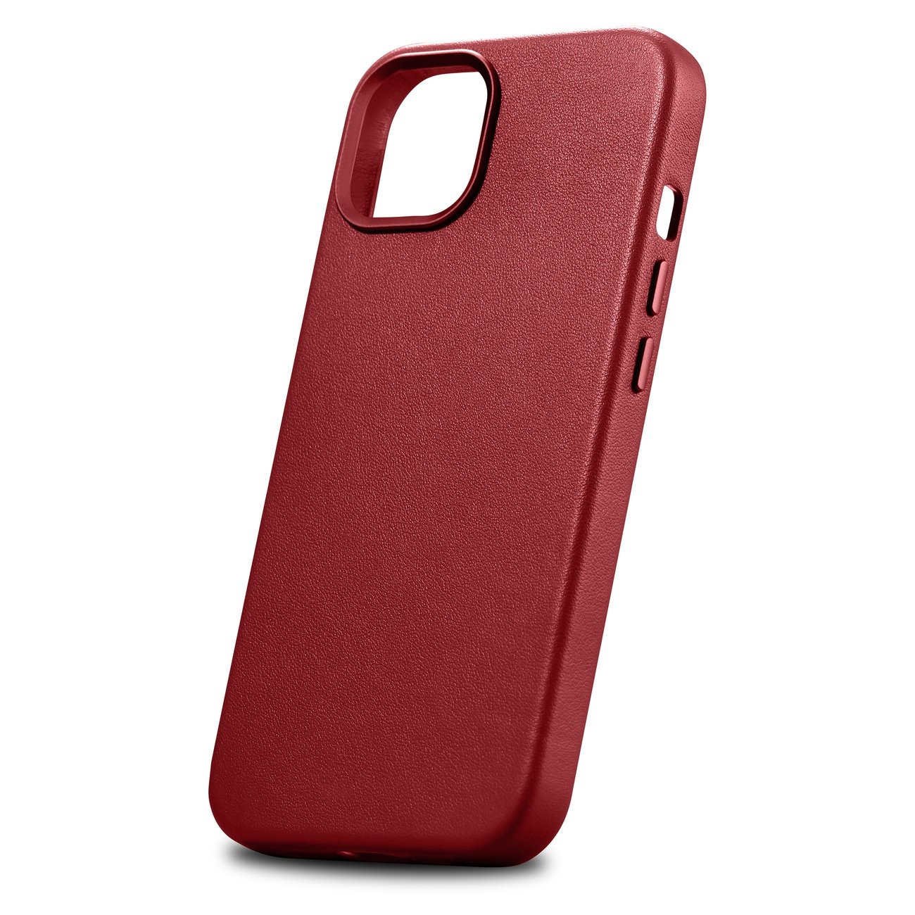 iCarer Case Leather MagSafe Apple iPhone 14 Plus red