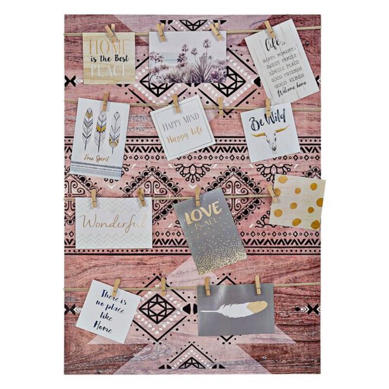 Photo frame DKD Home Decor 50,5 x 3,5 x 70 cm Canvas Brown Ethnic