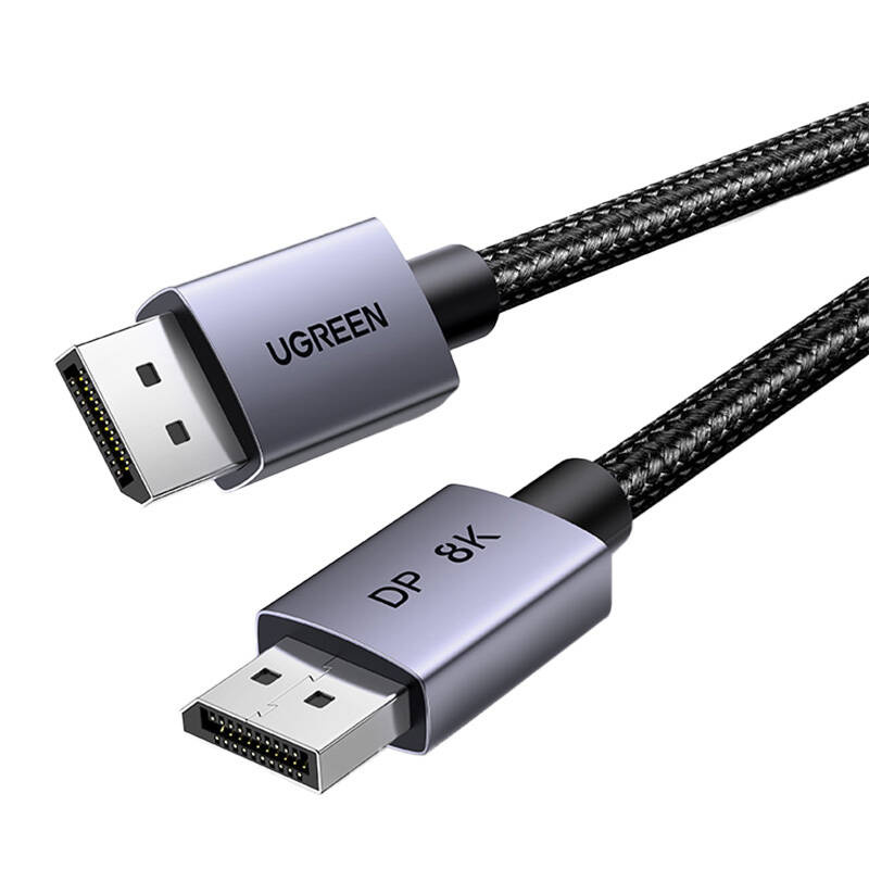 UGREEN DP120 cable DisplayPort 1.4 8K60Hz 32.4Gbps 2m black