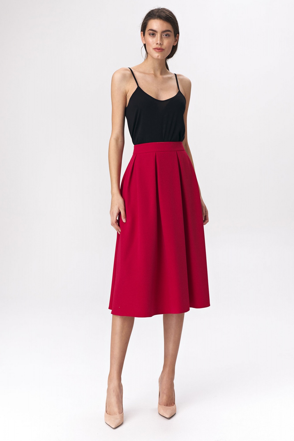  Skirt model 143559 Nife  red