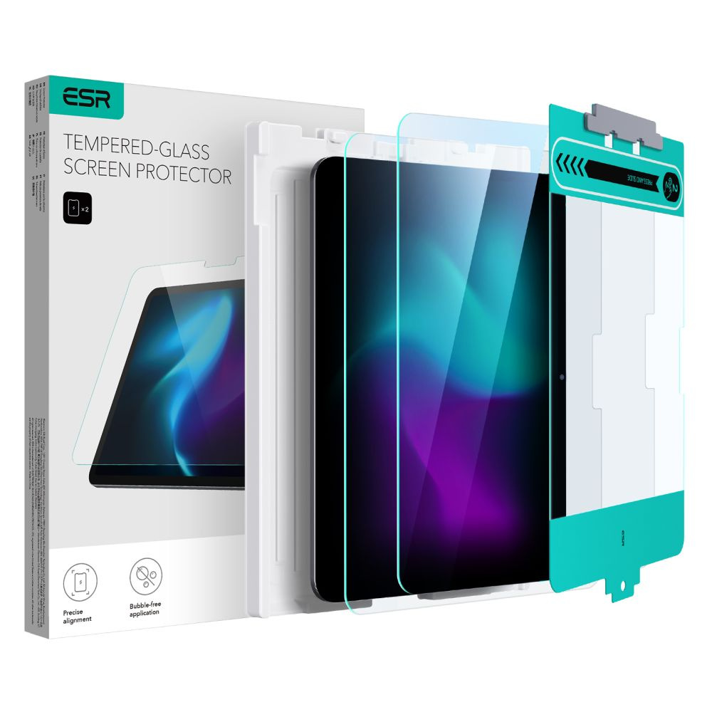 ESR Tempered Glass Apple iPad Pro 11" 2024 (5 gen) Clear [2 PACK]