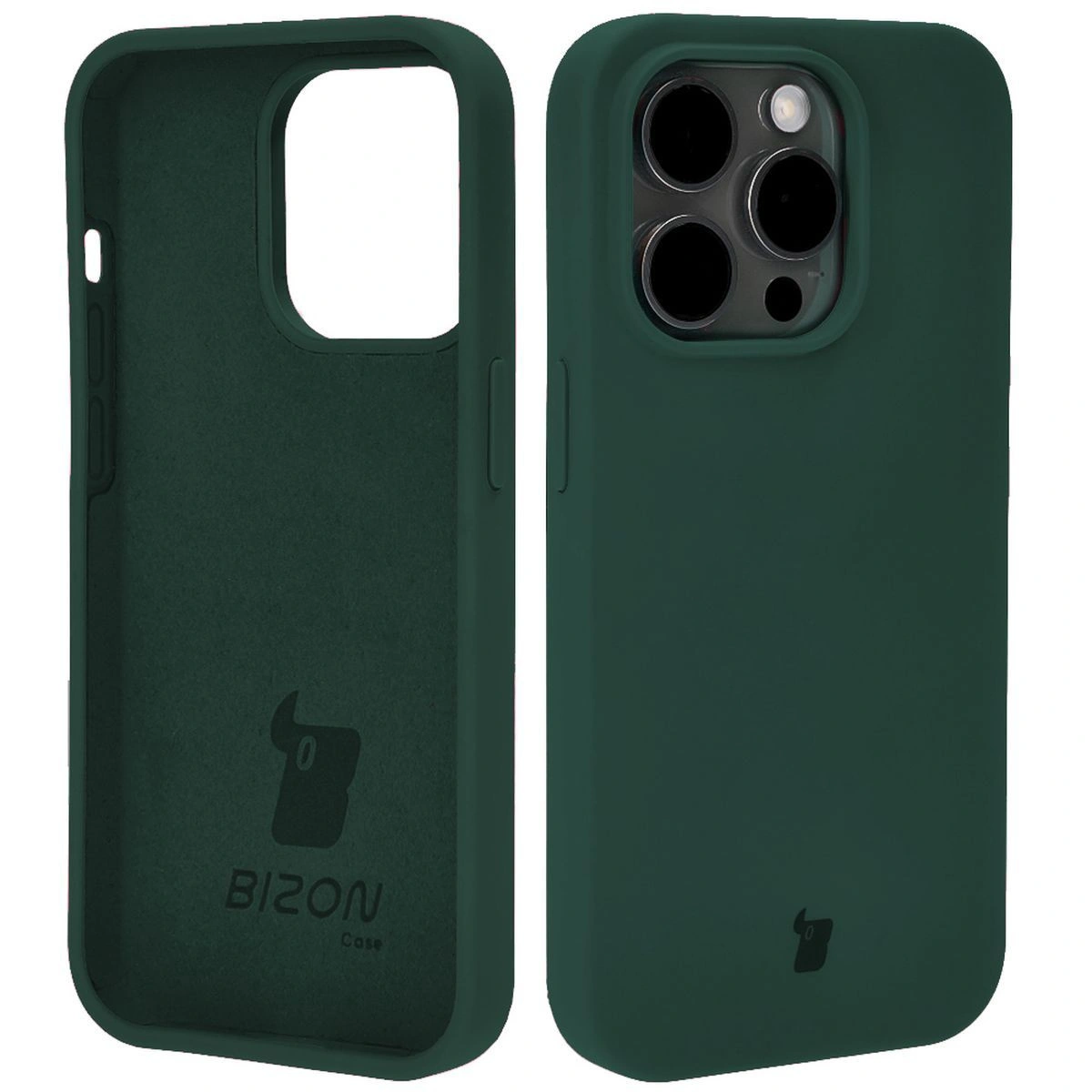 Bizon Soft Case Apple iPhone 14 Pro dark green