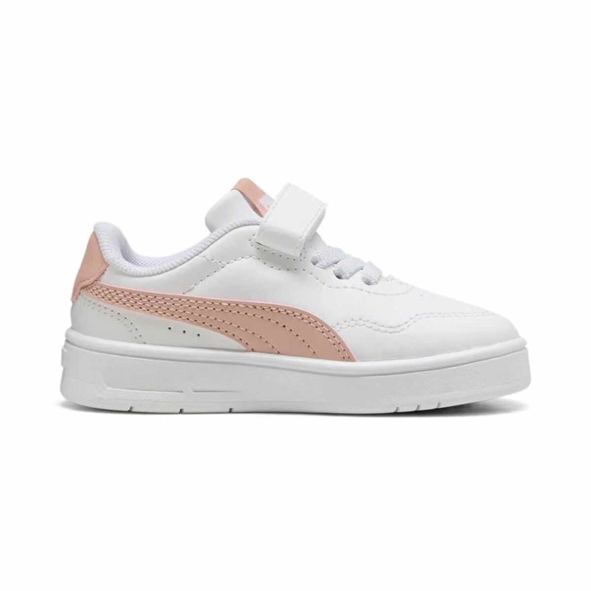 Sports Shoes for Kids Puma Court Lally Ac+ Inf White Pink