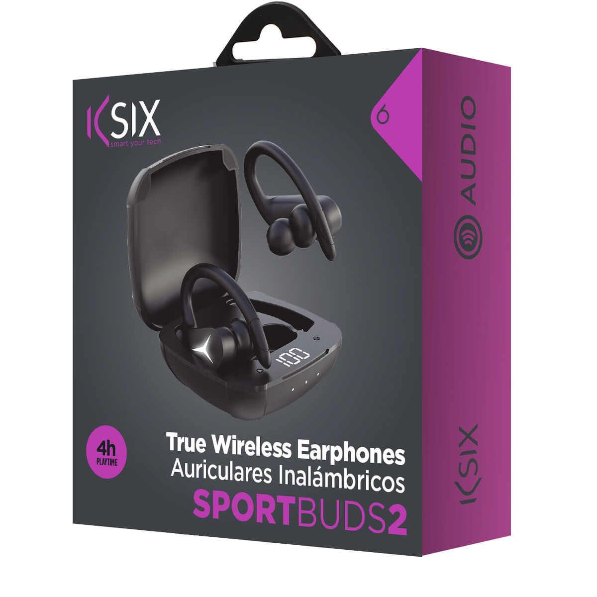 Sportowe Słuchawki KSIX Sport Buds 2 700 mAh Sportowe Słuchawki KSIX Sport Buds 2 700 mAh