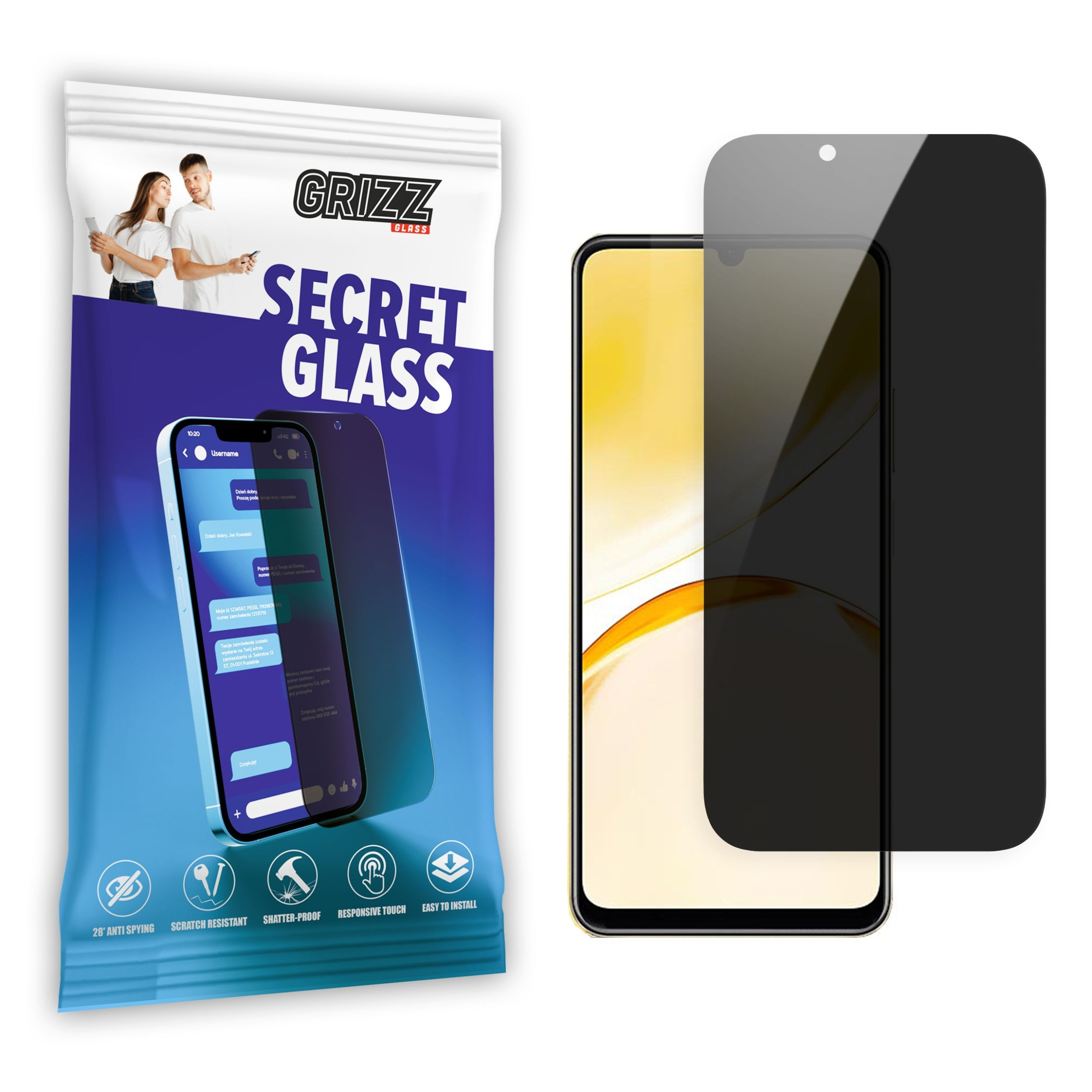 GrizzGlass SecretGlass Realme Narzo N53