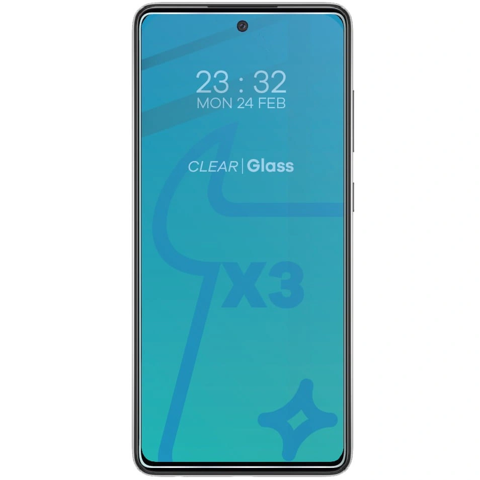 Bizon Glass Clear tempered glass - 3 pcs. + lens glass Samsung Galaxy A52s 5G A52 4G/5G