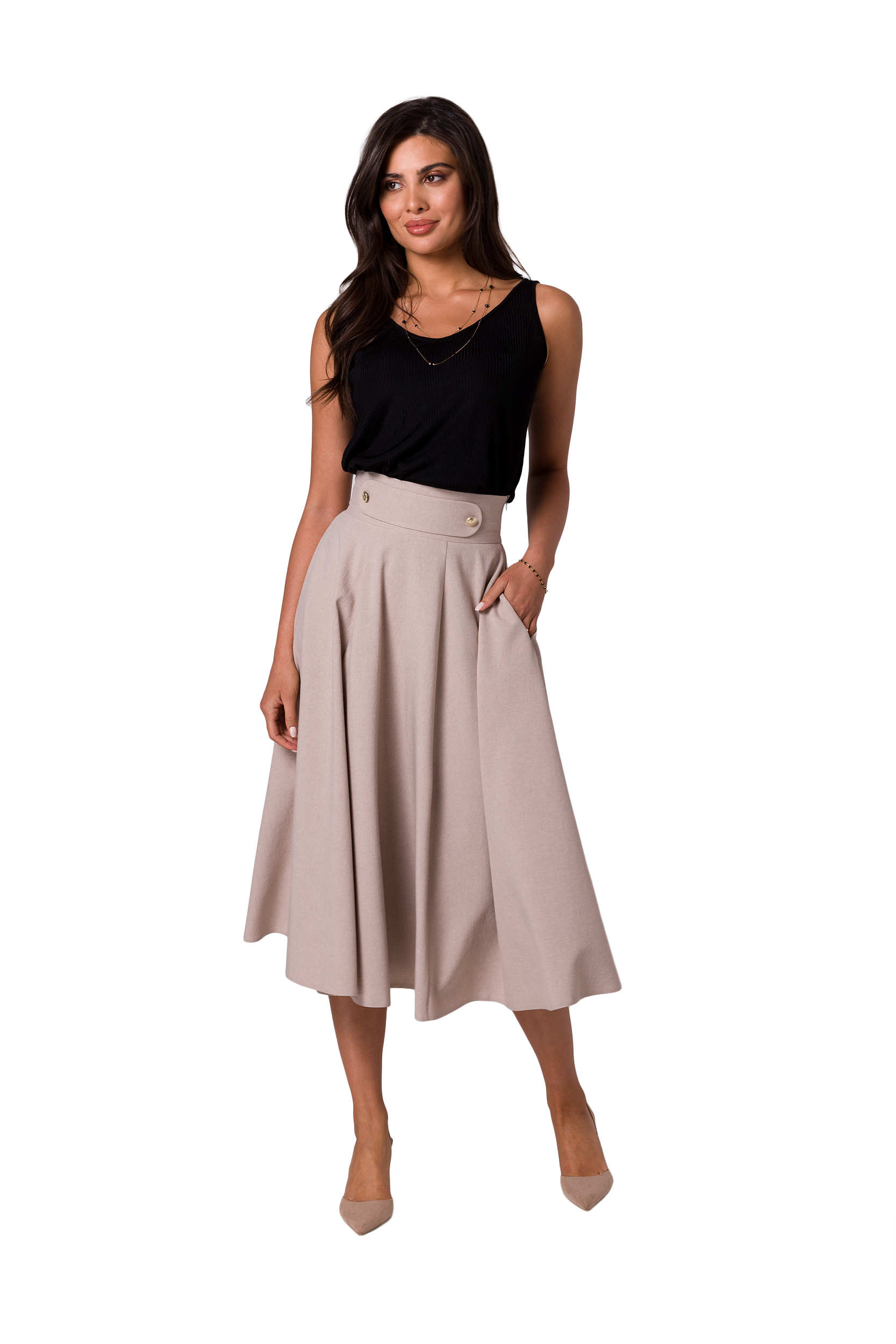  Skirt model 177941 BeWear  beige