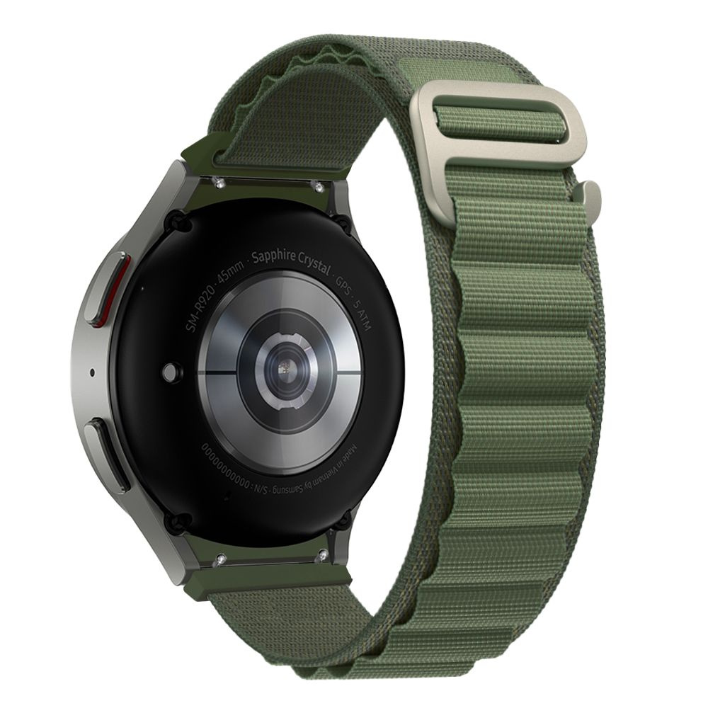 Tech-Protect Nylon Pro Samsung Galaxy Watch 4/5/5 Pro 40/42/44/45/46mm Military Green