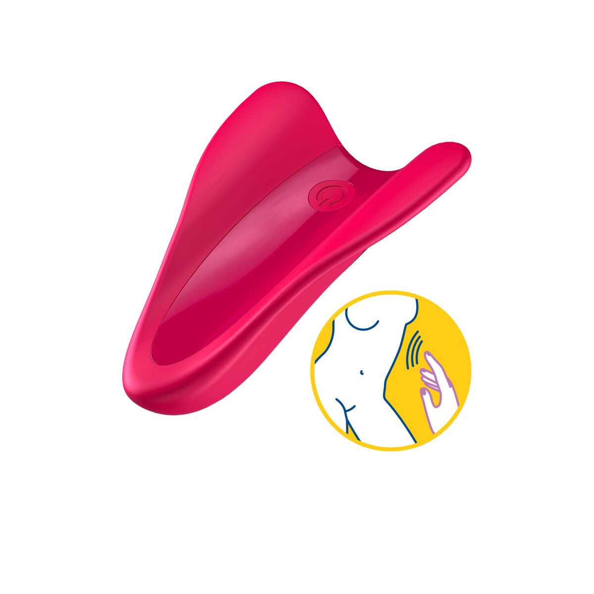 Vibrator High Fly Finger Satisfyer 4004129 Red Pink