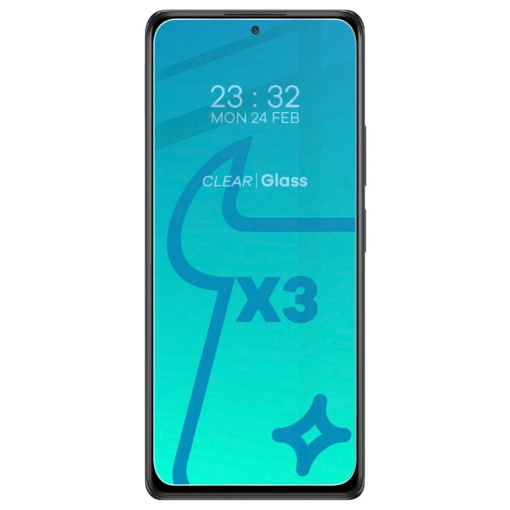 Bizon Glass Clear tempered glass - 3 pcs. + lens glass Redmi Note 10 Pro