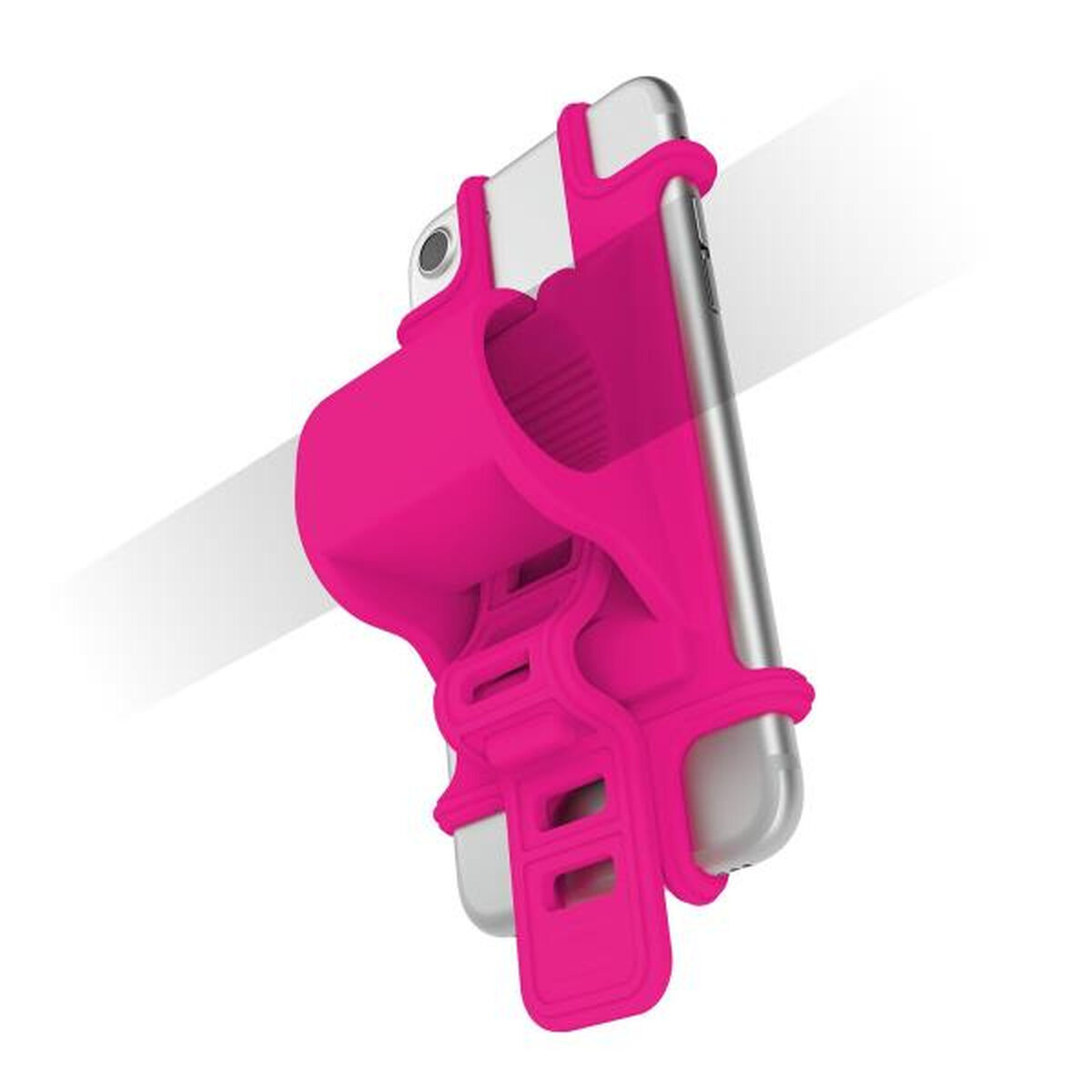 Bike Phone Holder Celly EASYBIKEPK Pink Silicone