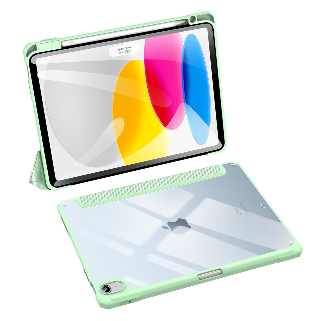 Dux Ducis Toby Apple iPad 10.9 2022 (10th generation) case + Pencil holder green