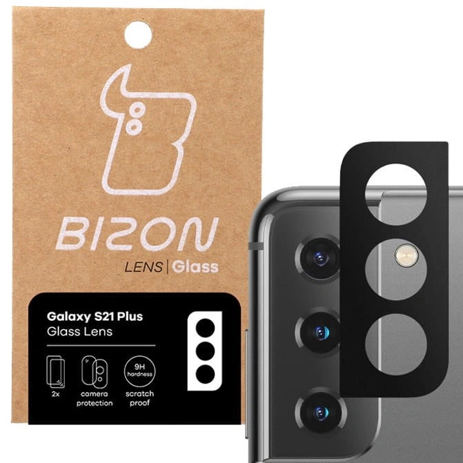 Bizon Glass Lens Samsung Galaxy S21 Plus [2 PACK]