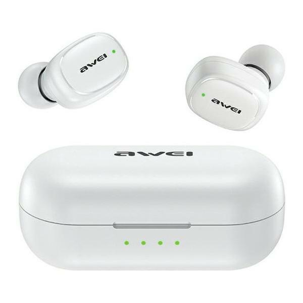 AWEI T13 Pro Bluetooth 5.1 TWS headphones + docking station white