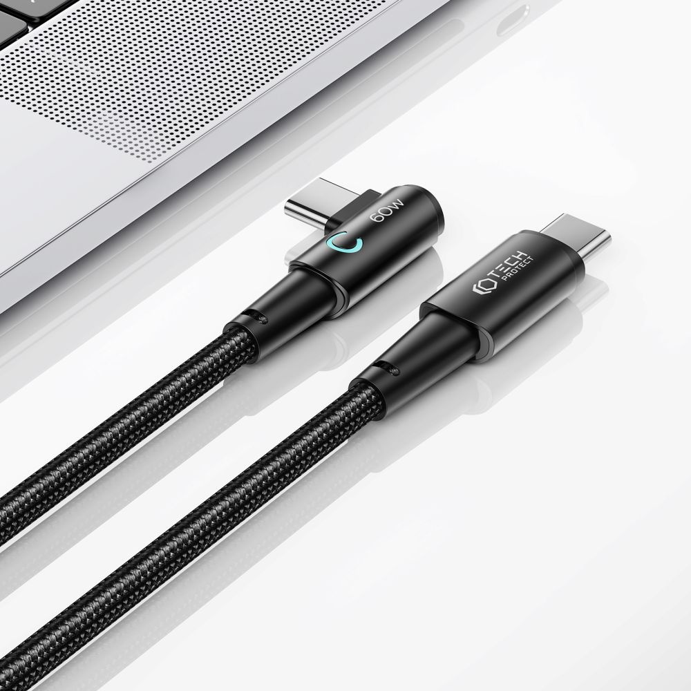 Tech-protect Ultraboost L USB-C/USB-C Cable 60W 6A 200cm Grey