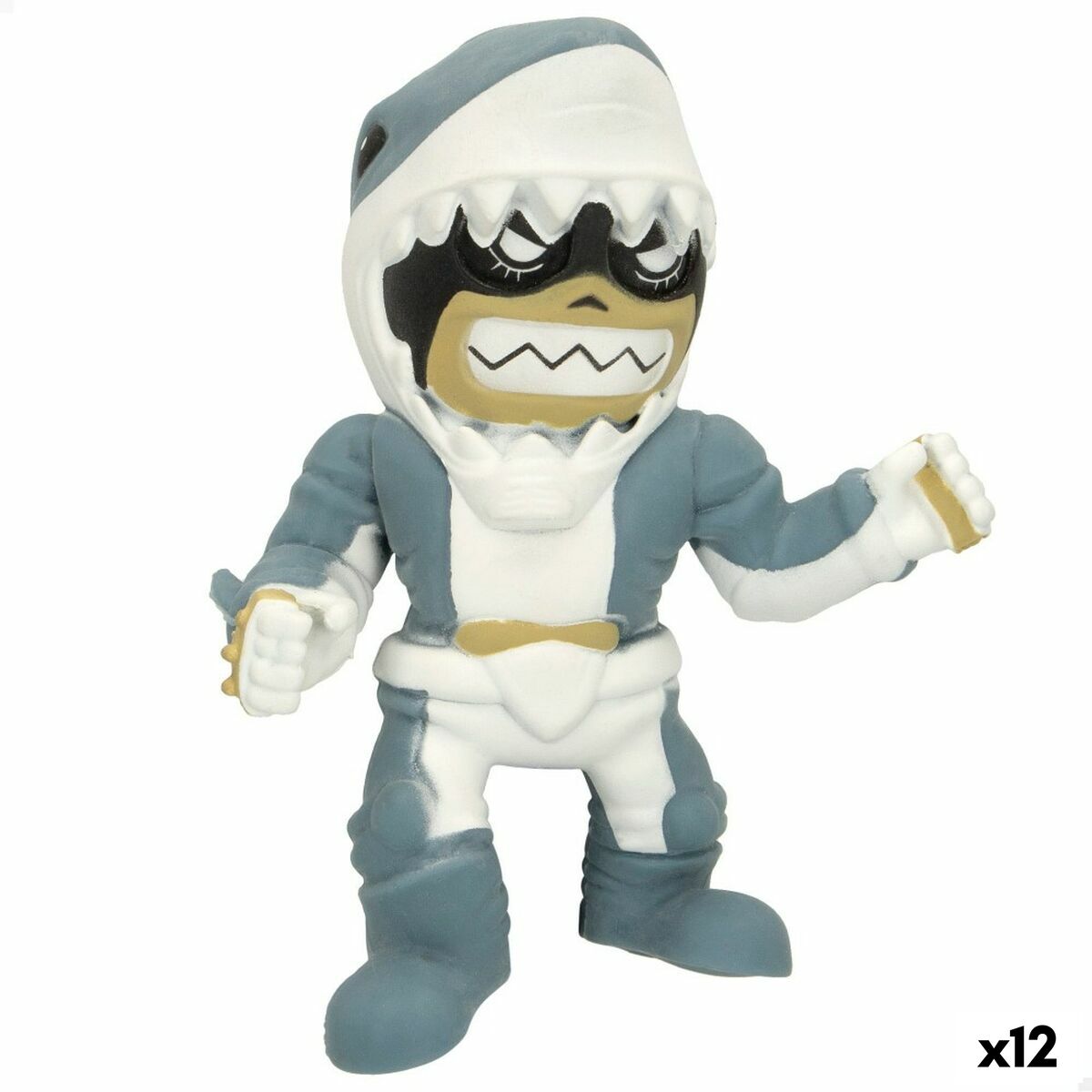 Collectable Figures Eolo Super Masked Jaw Boy Elastic 14 x 16 x 8,5 cm (12 Units)